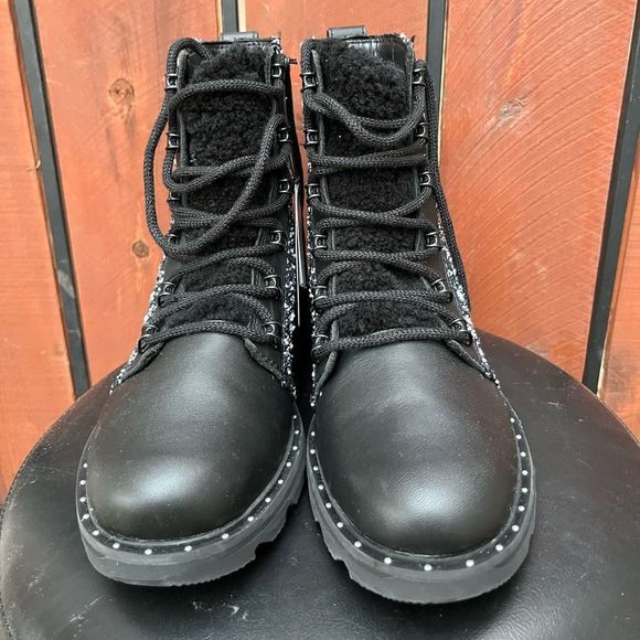 Sorel Lennox Lace Cozy Waterproof Leather Ankle Booties 9 NEW - Picture 4 of 7